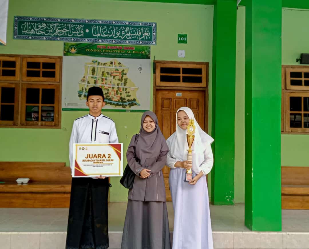 Dengan Motto BERKAH, Satu lagi siswa MA AL-ISLAM berprestasi dalam MTQ se Mataraman di IAIN PONOROGO