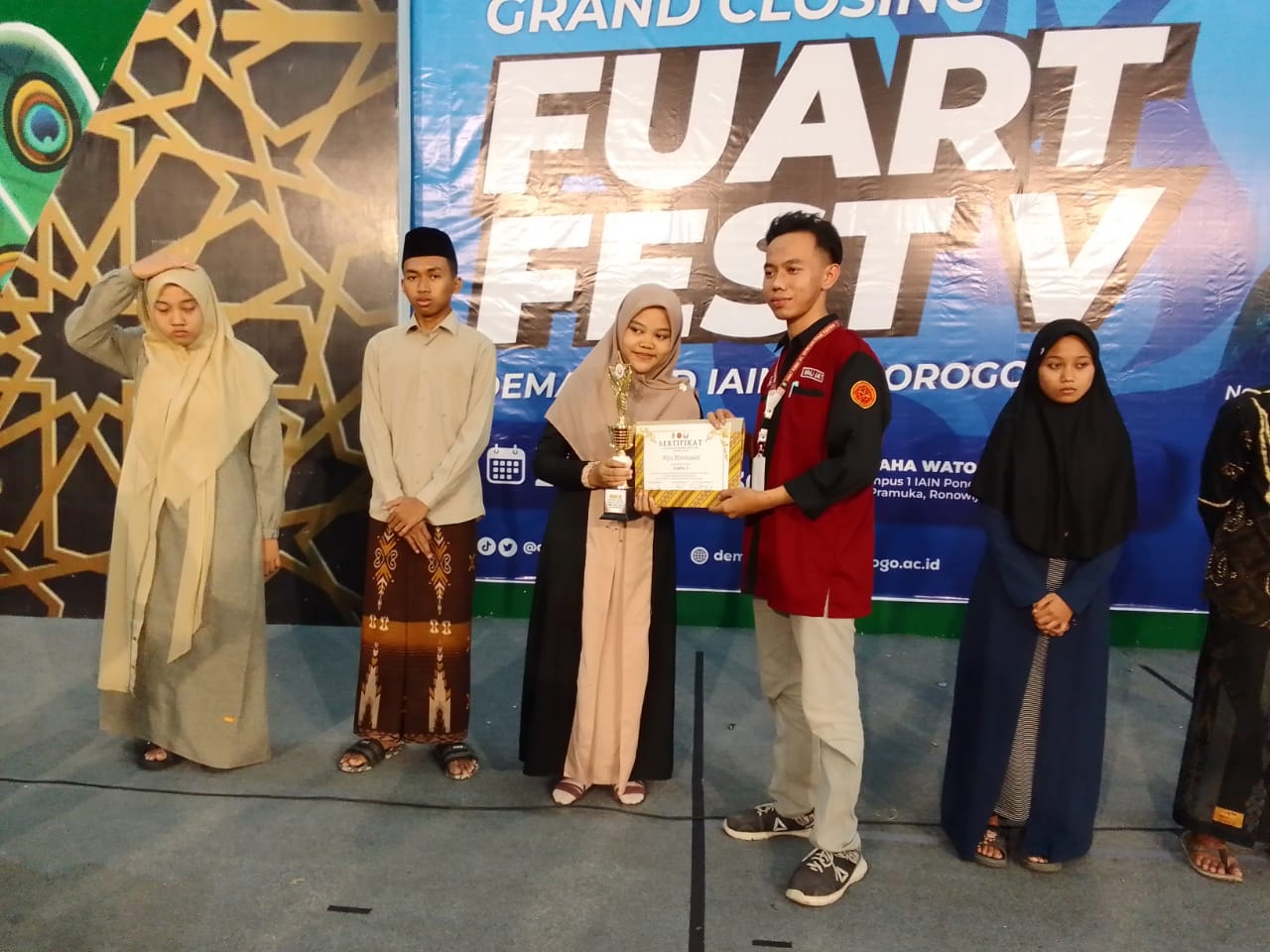 PRESTASI TIADA HENTI, 3 SISWA MA AL ISLAM JUARA DI FUART FEST V IAIN PONOROGO