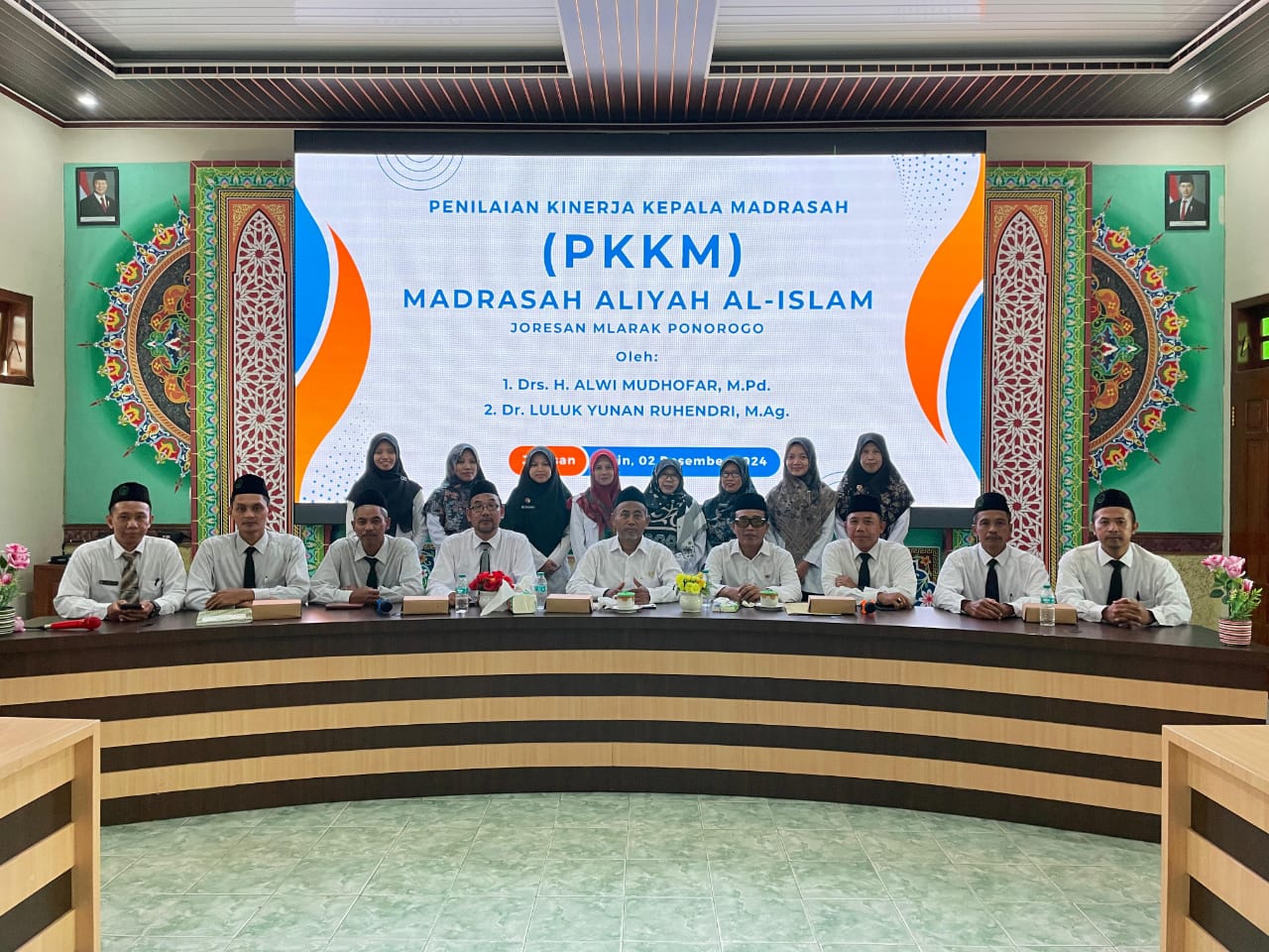 Penilaian Kinerja Kepala Madrasah (PKKM) MA Al Islam Joresan sebagai media evaluasi pengembangan Madrasah.