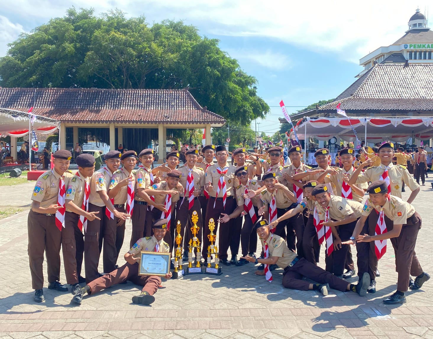 Terus berprestasi, Gudep MA Al Islam Joresan berjaya di HUT Pramuka ke-64 Kabupaten Ponorogo tahun 2025.