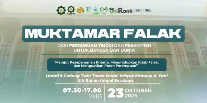 Tiga Guru Al Islam Joresan Ponorogo Ikuti Muktamar Falak 2025 di UIN Sunan Ampel Surabaya.